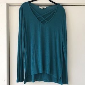 ⭐️Pink Rose Teal Top